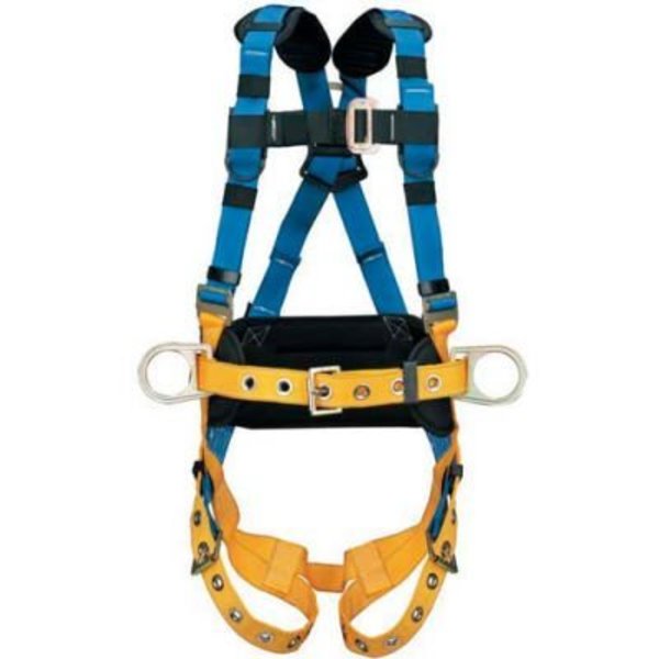 Werner Ladder - Fall Protection Werner LITEFIT Construction Harness, Tongue Buckle Legs, 2XL H332105